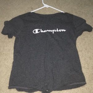 Champion tee with knot
